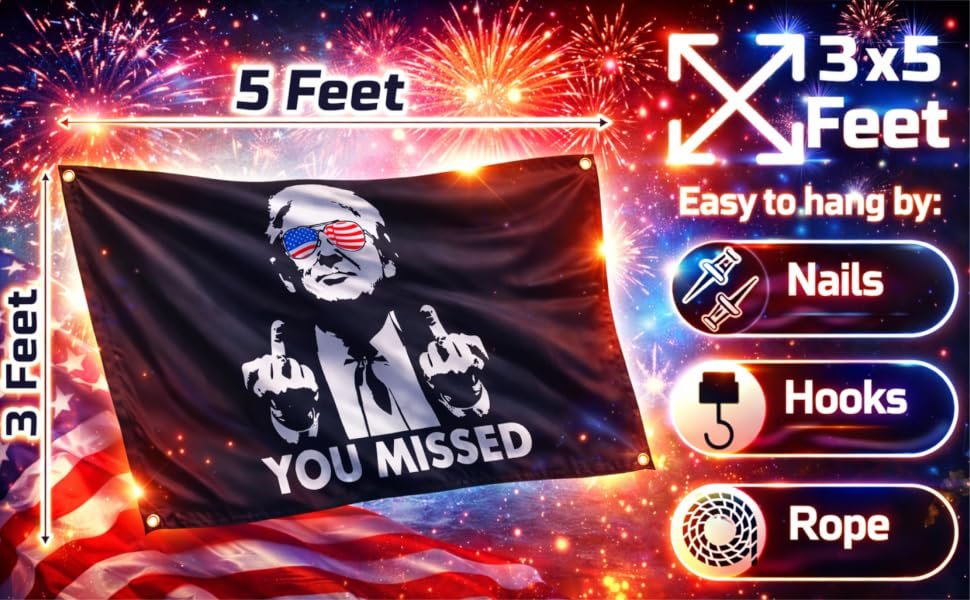3x5 Feet American Polyester Flag