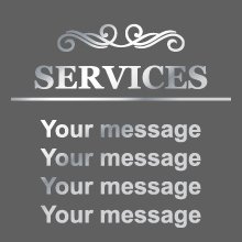 window sign