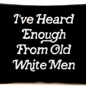Feminist Equal Rights Vote Sarcastic Makeup Bag, Feminism Gifts for Women