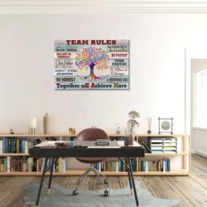 Inspirational Wall Art for Office Team Rules Wall Decor Office Wall Decor Motivation Positive Quotes Wall Decor Teamwork Wall Art Framed Painting Prints Artwork for Home Office 16x12in Framed Inspirational Wall Art for Office Team Rules Wall Decor Office Wall Decor Motivation Positive Quotes Wall Decor Teamwork Wall Art Framed Painting Prints Artwork for Home Office 16x12in Framed