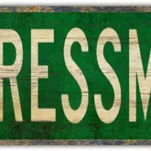 Political Retro Congressman Metal Tin Sign – Politician Government Career Themed Wall Decor For Office, Home, And Politician Space, Ideal For Patriotic Vibe And Political Pride Accent,16X4 Inch