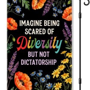 Imagine Being Scared Of Diversity Garden Flag 12×18 In Double Sided